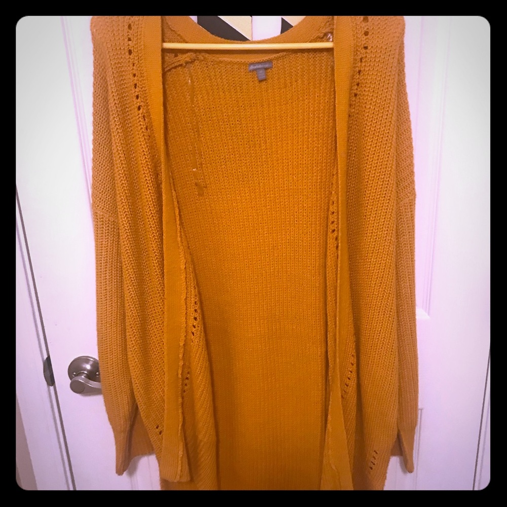 Peach cardigan